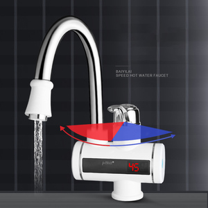 Grifo con Pantalla Digital LED <span class=keywords><strong>de</strong></span> Calentamiento Instantáneo <span class=keywords><strong>de</strong></span> Doble Uso, <span class=keywords><strong>Calentador</strong></span> <span class=keywords><strong>de</strong></span> Agua Eléctrico <span class=keywords><strong>de</strong></span> Agua Fría/Caliente, Elemento Calefactor <span class=keywords><strong>de</strong></span> Acero Inoxidable, IPx4 - Product Image 1