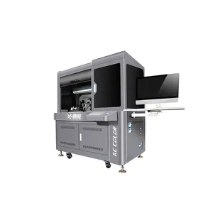 AC-COLOR 360-Degree Double Station High-Speed Rotary Ricoh G5i UV Printer For Cup Printing Machine Metal Prints 2023