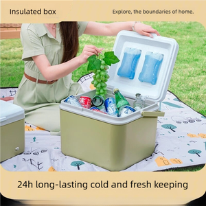 Nevera Portátil de Plástico de 26L, Caja de Hielo Aislada para Acampar, Pescar y Actividades al Aire Libre - Product Image 3