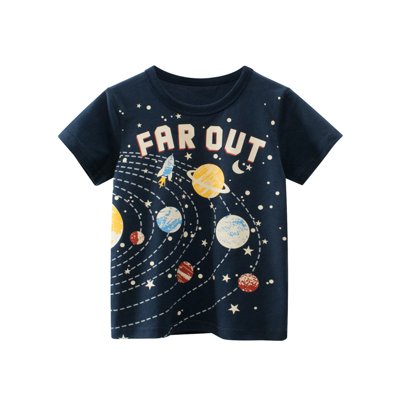 Galaxy Shirts Boys Space-Themed T-Shirts for Kids