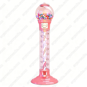 <strong>Coin</strong> Operated Spiral Gum <strong>Capsules</strong> Vending Gumball Machine with <strong>Capsule</strong> Toys or Bouncy Ball Gachapon Vending Machine - Product Image 3