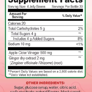 Gomitas de Vinagre de Sidra de Manzana, Suplemento Dietético Natural para la Desintoxicación, Apoyo Digestivo, Adelgazante, Quemagrasas, en Oferta - Product Image 6