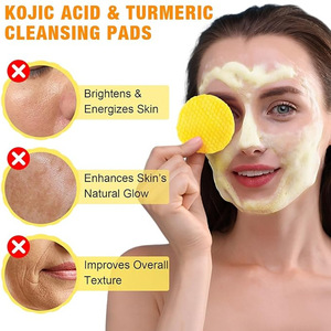 Dischetti Detergenti alla Curcuma con Acido Kojico, 50 Pezzi per Macchie Scure, Schiarenti ed Esfolianti - Product Image 6