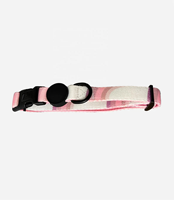 Harnais pour chien personnalisé en polyester et néoprène durable avec ligne rose et motif répétitif Harnais pour chien personnalisé avec logo Nom Patch