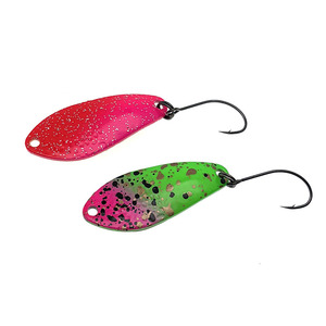 Cucchiaino da Pesca per Trota 4g 37mm Esca Ondulante Colorata Jig in Metallo Rame Esca da Pesca Spinner per Trota Cavedano Persico <span class=keywords><strong>Salmone</strong></span> - Product Image 3