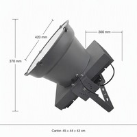 Projecteur LED COB 500W 400W 800W 1000W pour grue, lampe minière, stade extérieur, sport, mât élevé, éclairage de chantier