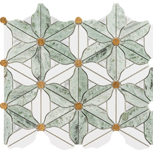 Mosaicos de Mármol de Lujo para Piscinas de 300*300 cm, Mosaicos Artísticos para Interiores y Exteriores, Utilizados para Decoración de Paredes Interiores - Product Image 3