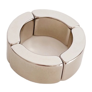 Ímã de neodímio super forte N52, filtro de tubulação de água NdFeB, segmento de arco de NdFeB, ímãs de terras raras para geradores - Product Image 1