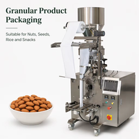 Machine d'emballage verticale entièrement automatique pour granulés, idéale pour les friandises pour animaux, les aliments lyophilisés, les noix, les bonbons et les petits granulés.