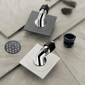 YOTO Glansrijke 304 RVS Vierkante Afvoerputje Geurfilter Volledig Koperen Kern Geurpreventie Badkamer Douche Afvoer - Product Image 2