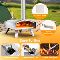 Nouveau style four à Pizza en bois gril Barbecue Machine Camping en plein air Portable four à Pizza feu de bois extérieur horno para pizza