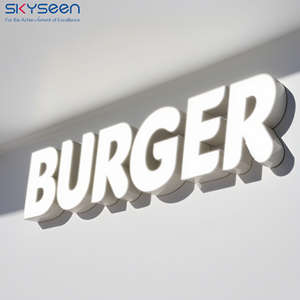كلمات إعلانية Skyseed حروف أكريليك بإضاءة أمامية لافتات إعلانية لعلامات المتاجر زخرفة المتاجر في مراكز التسوق - Product Image 1