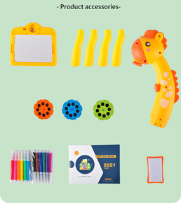 Table de dessin multifonctionnelle pour enfants avec projection de dessins animés, facile à utiliser et réutilisable - Product Image 5