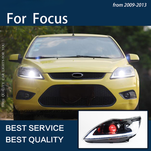 Luces de coche para Focus 2009-2013 faros LED modificación actualización Evil Eyes Design DRL Dynamic Turn Signal Lamp Assembly - Product Image 4