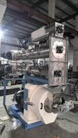 Nouvelle machine à granulés d'aliments pour volailles de petite taille, haute efficacité, en acier inoxydable, pour aliments pour animaux à base de soja et de céréales, avec matrice annulaire et moteur