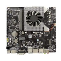 Motherboard NAS N100 DDR4 4*i226V 2.5G LAN 6*SATA3.0 2*M.2 Grafis Terintegrasi Laptop Penyimpanan Server
