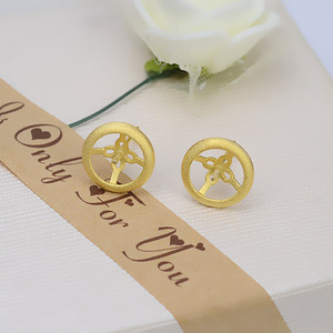 Boucles d'oreilles en argent S925 pour femmes avec 11-12 perles, accessoires simples et personnalisés à faire soi-même, support vide 1093 - Product Image 4