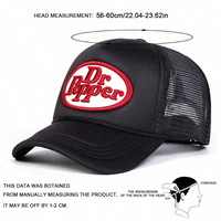Gorra Trucker de Malla con Bordado de Letras Ovaladas Vintage, Gorra de Béisbol Retro para Hombre y Mujer, Gorra de Verano para Exteriores, Protección Solar, Venta al Por Mayor, Logotipo Personalizado