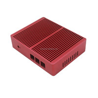 Boîtier Mini PC Sans Ventilateur Personnalisé Boîtier en Aluminium Châssis Industriel Décodeur Boîtier Industriel Accessoire Informatique Stock SBC03 OEM/ODM