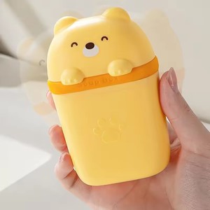 Boîte à Savon Portable Ours Cartoon, Boîte de Rangement Scellée Étanche pour Voyage, Maison, Salle de Bain, Camping - Product Image 3