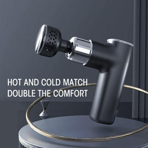 Mini Pistola de Masaje Eléctrica Portátil, Motor sin Escobillas, 8 Velocidades, 5 Cabezales de Masaje, Terapia de Calor y Frío para Alivio Muscular Profundo del Cuerpo - Product Image 3