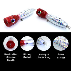 <span class=keywords><strong>MISTER</strong></span> LURE 150g 200mm Vente en gros Leurre artificiel en bois Popper Big <span class=keywords><strong>Gram</strong></span> Leurre de pêche en bois - Product Image 4