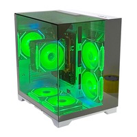 Pcooling Nouvelle conception Gaming M-Atx / Mini-Itx Boîtier d'ordinateur Pc Gaming Cpu Cooler Mid Tower Gaming Pc Cabinet