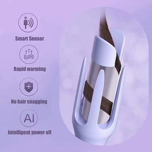 Fer à boucler automatique rotatif 2025 – 4 températures, sans fil, portable, rapide, sans chaleur, pour des boucles parfaites - Product Image 3