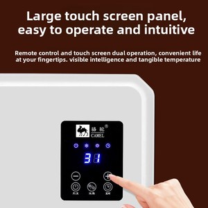 Calentador Eléctrico Inteligente Camel con Control <span class=keywords><strong>de</strong></span> Temperatura, Control Remoto por Voz, Montaje en <span class=keywords><strong>Pared</strong></span>, Impermeable, para Baño - Product Image 3
