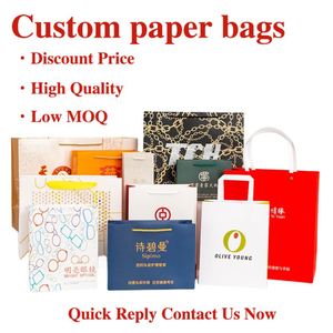 Sacs en papier kraft KM, sacs de shopping, emballage cadeau, sac fourre-tout - Product Image 6