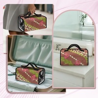 NOUVELLE PROMO EXCLUSIVE Sac à main en polyester imprimé Maile Pikake Lei, pliable et portable pour le voyage, personnalisable
