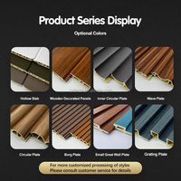 Venta caliente fábrica Foshan precio bajo techo de PVC y panel de pared compuesto de plástico de madera hoja de revestimiento de WPC
