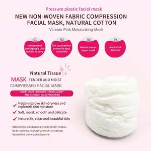 <span class=keywords><strong>Masque</strong></span> compressé en coton BIOAQUA, <span class=keywords><strong>meilleur</strong></span> prix d'usine, produit cosmétique de beauté pour le visage, nettoyage simple - Product Image 3