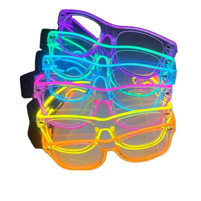 2024 New Design Futuristic LED Eyewear Unforgettable Nighttime Fun Nighttime Extravaganzas Luminous Glasses
