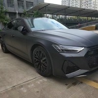 CARLISE Matériau PPF noir mat auto-adhésif anti-UV anti-rayures en TPU à changement de couleur de carrosserie