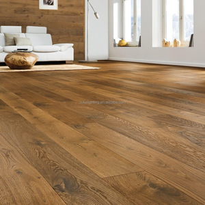 Sang trọng mộc mạc thiết kế xương cá Chevron bấm vào khóa trang trí trong nhà bền thiết kế sàn gỗ sồi gỗ - Product Image 1