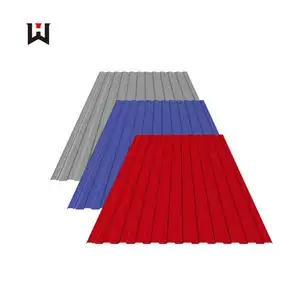 Iron Roofing Tole Sheets Aço ondulado galvanizado por zinco para Gana House Iron Sheets Roofing Steel Preços Color Coated GB 1 Ton