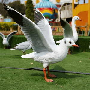 Mô phỏng cao Kích thước cuộc sống hiện đại thép animatronic Pigeon điêu khắc cho trong nhà/ngoài trời sử dụng phiêu lưu công viên sân bay công cộng nhà - Product Image 2