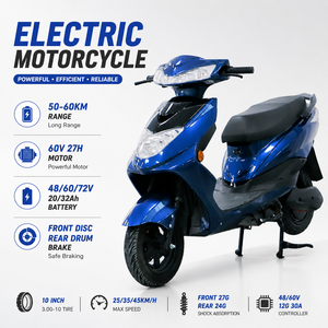 Moped électrique tout-suspendu 10 pouces 3.00-10, charge rapide, <span class=keywords><strong>prix</strong></span> CKD, moteur étanche, scooter électrique - Product Image 1