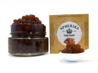 Spagna 100% sapore omogeneo naturale caviale perle datate bottiglia di vetro 55g barattolo di vetro 1 oz sferica perle caviale rotondo