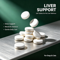 Friandises à mâcher pour chiens et chats Liver Comfort, pour la santé du foie, antioxydant naturel, complément alimentaire pour animaux de compagnie