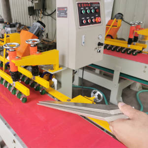 Machine de polissage automatique de <span class=keywords><strong>meuleuse</strong></span> de bord de 45 degrés pour la pierre de <span class=keywords><strong>dalle</strong></span> de porcelaine de carreaux de céramique-PLC et composants de noyau de moteur - Product Image 5
