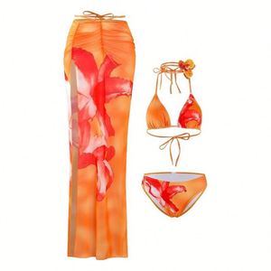 <strong>Amp</strong> Wholesale Beachwear Ombre Sexy Wear <strong>Plus</strong> Size Swimwear <strong>Micro</strong> Bikini Swimsuit Fashion 3 Piece Bikini Set - Product Image 4