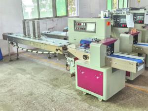 Đầy đủ không gỉ Hướng dẫn sử dụng sẵn sàng bữa ăn Cookie bánh pizza dòng chảy máy đóng gói Arabic bánh mì pita bánh mì ngang gối máy đóng gói - Product Image 2