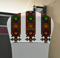 Housse de chaise en spandex personnalisée Éthiopie, extensible, universelle, pour mariage, restaurant, banquet, hôtel, salle à manger, fête
