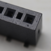 Connecteur 3.96Mm Pas Boîte En-tête Hauteur 8.9mm Positions 02P-20P Simple Rangée Smt U Fin Personnalisé Hauteur Pin Famale Connecteurs