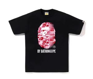 Camiseta de Diseñador de Moda de Alta Calidad al por Mayor, Estilo Nuevo, Camiseta Bapees Estampada Holgada para Hombre, Camiseta Deportiva Informal - Product Image 5