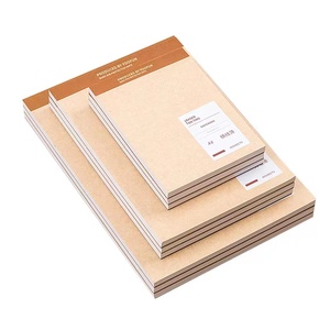Kraft <span class=keywords><strong>Notebook</strong></span> Line Book Oficina Papelería Rasgar Bloc de notas Logotipo personalizado Rejilla forrada Páginas en blanco Hacer lista Bloc de notas - Product Image 1