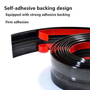 Moulures modernes en <span class=keywords><strong>PVC</strong></span> <span class=keywords><strong>noir</strong></span>, flexibles, écologiques, durables, autocollantes, protection des bords de table, décoration murale, garniture de coin - Product Image 2