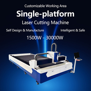 1500W/3000W/6000W Metaalvezel Lasersnijmachine Één Platform Cnc Controle Fabriek Prijs - Product Image 4